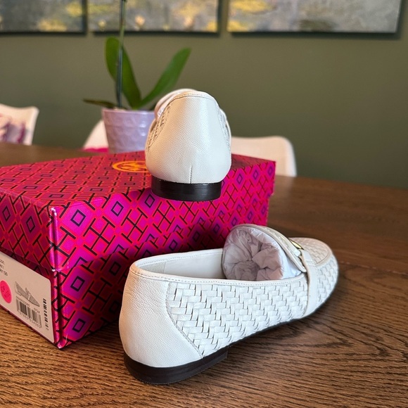 NWT! NEW! Tory Burch Georgia Loafers - Intrecciato Goat Leather Braided Accents - Picture 7 of 10